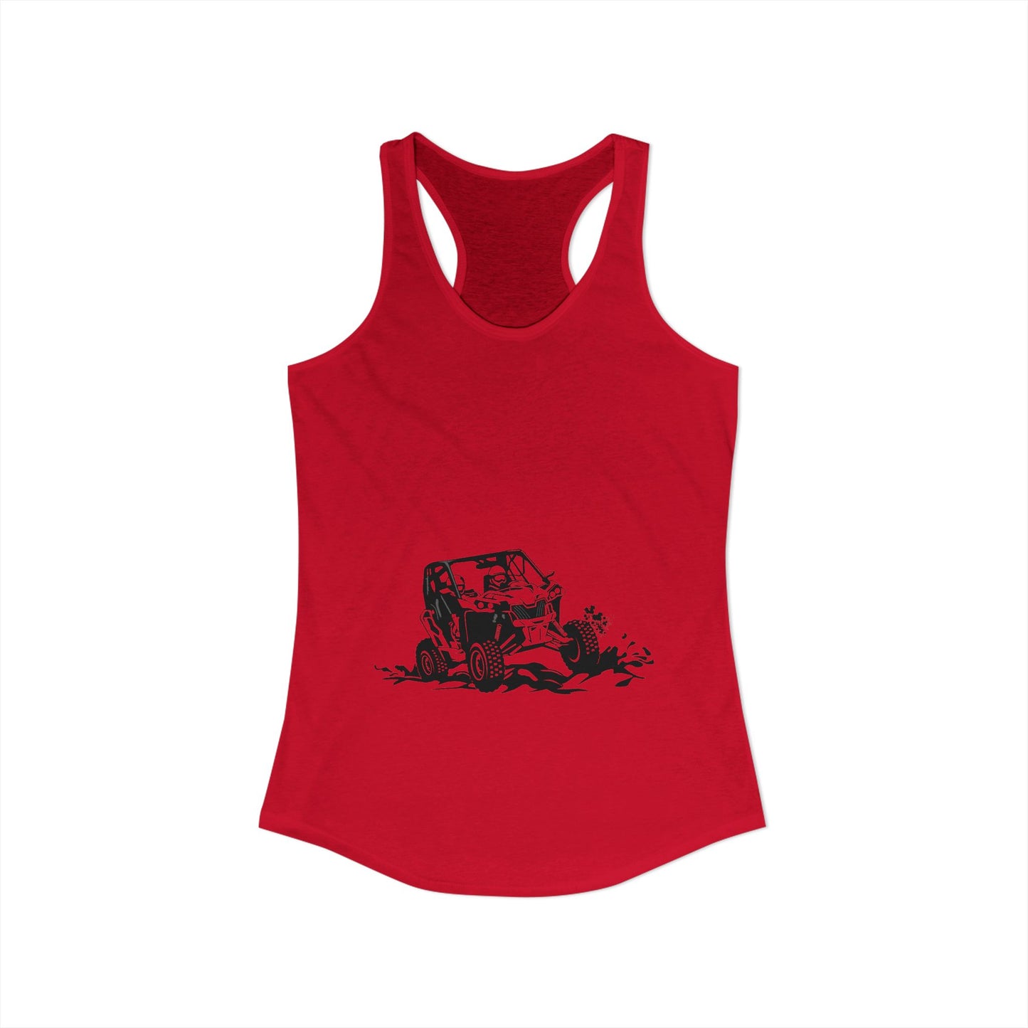 Slingin' Mud Side By Side Women's Racerback Tank