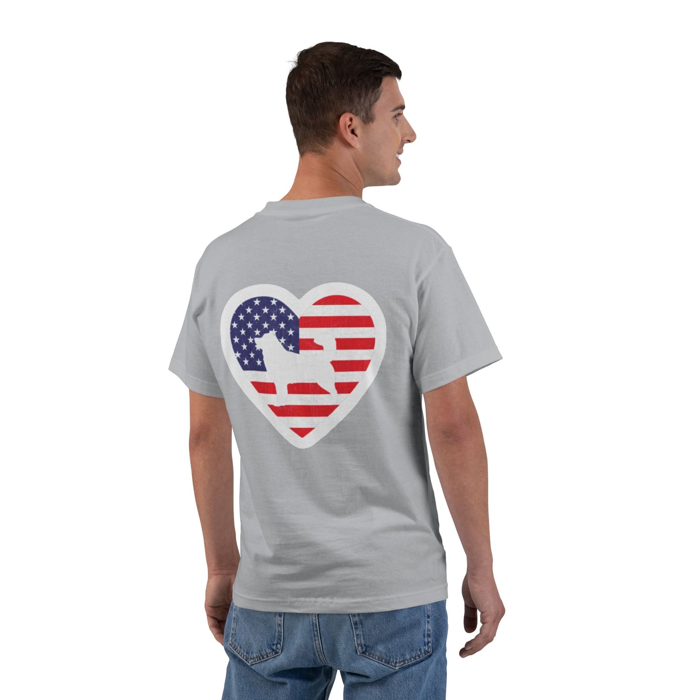 Malamute Flag Men's Short-Sleeve Crewneck Tee