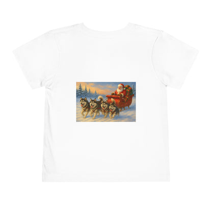 Dashing Through The Snow Toddler Unisex Short Sleeve Crewneck Tee