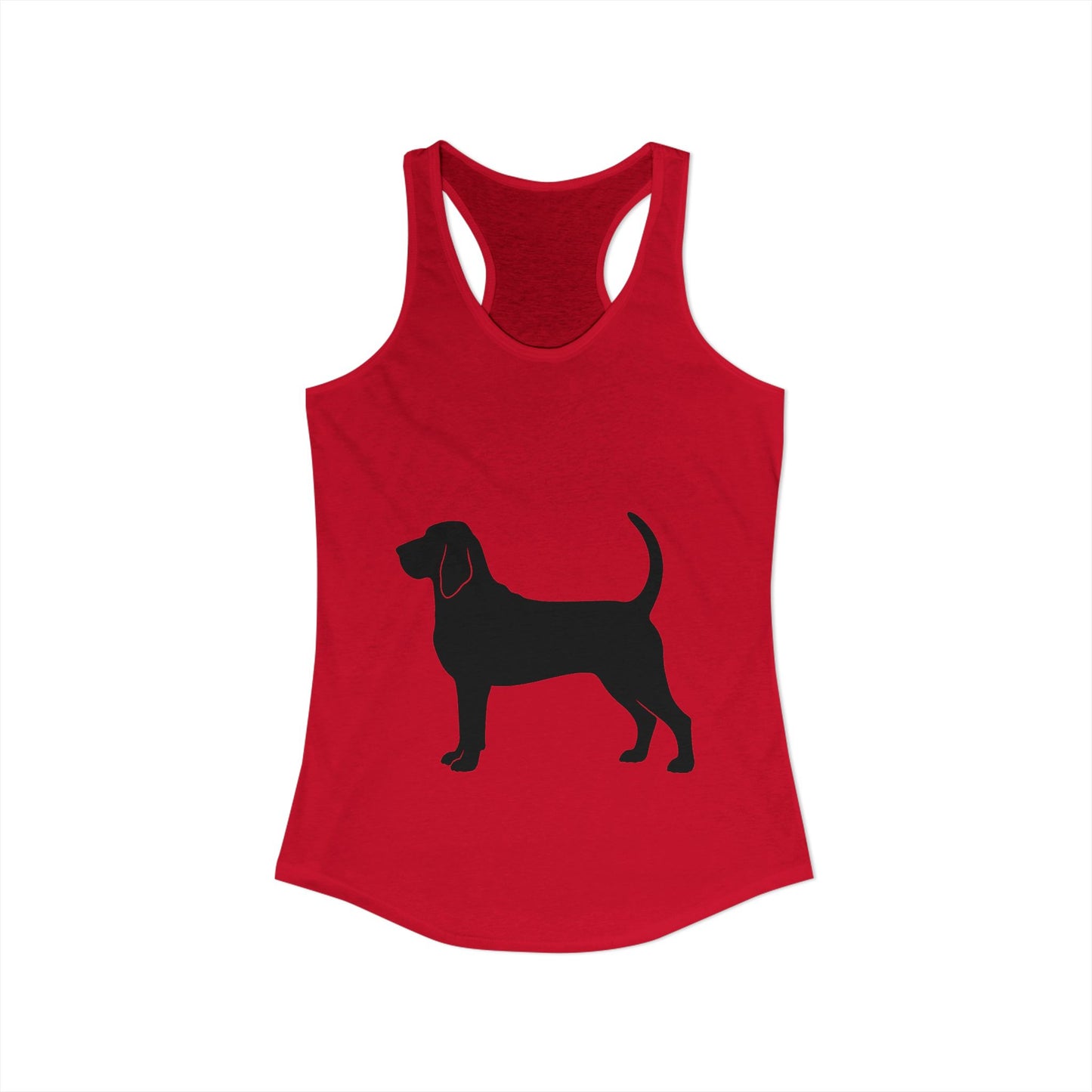 Bloodhound Silhouette Women's Racerback Tank