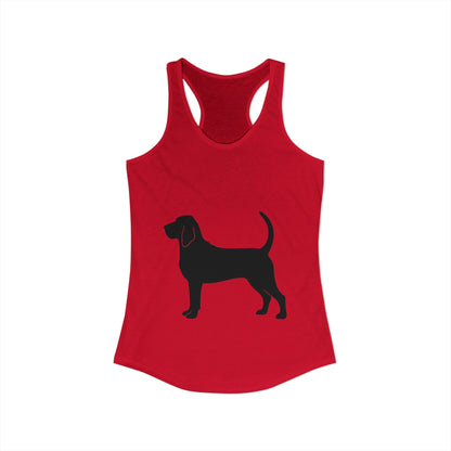 Bloodhound Silhouette Women's Racerback Tank