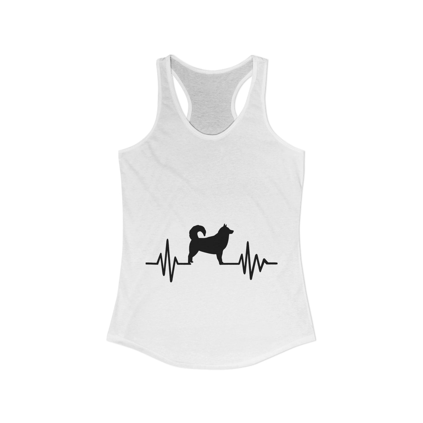 My Heart Beats For Malamutes Women's Racerback Tank