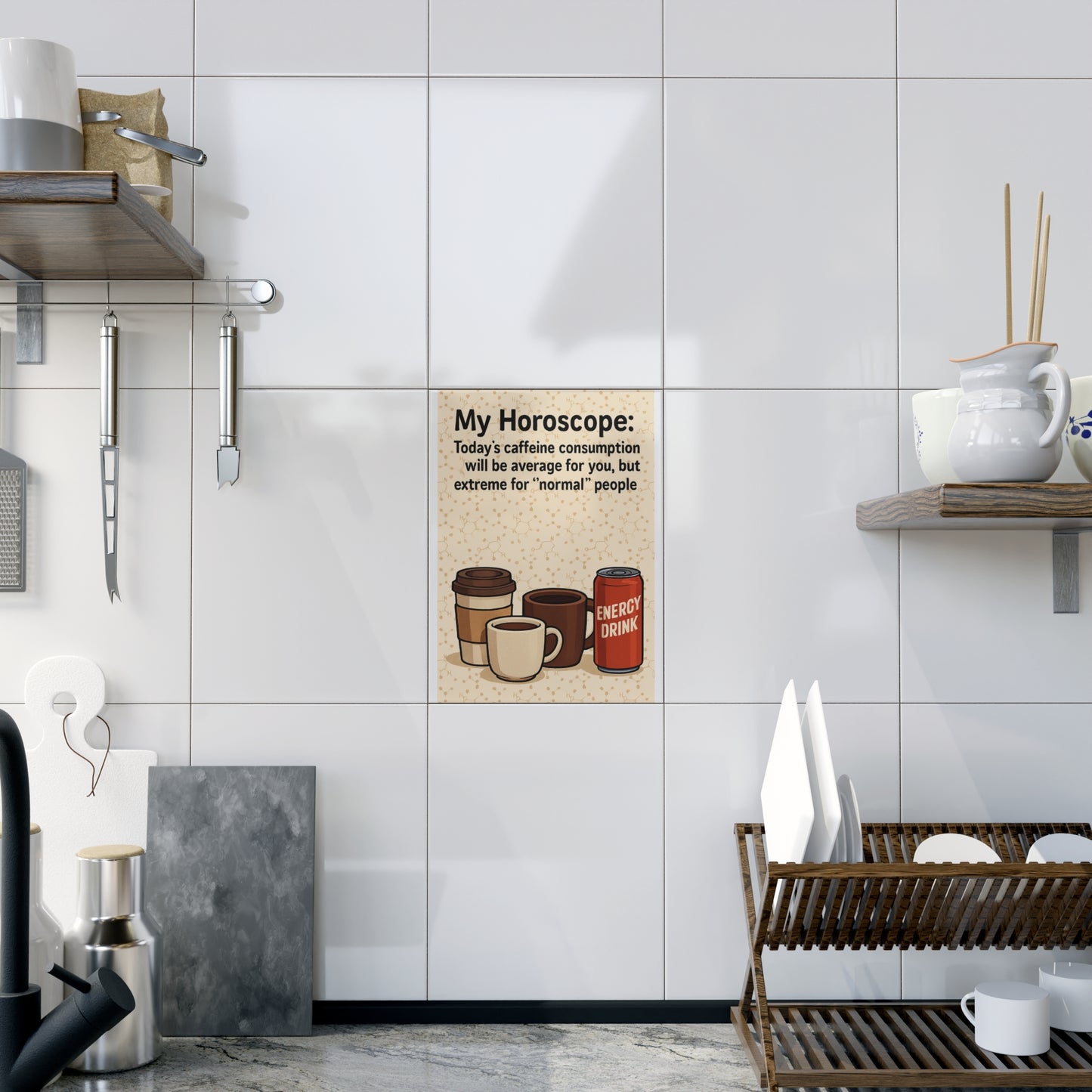 Today's Horoscope Ceramic Photo Tile