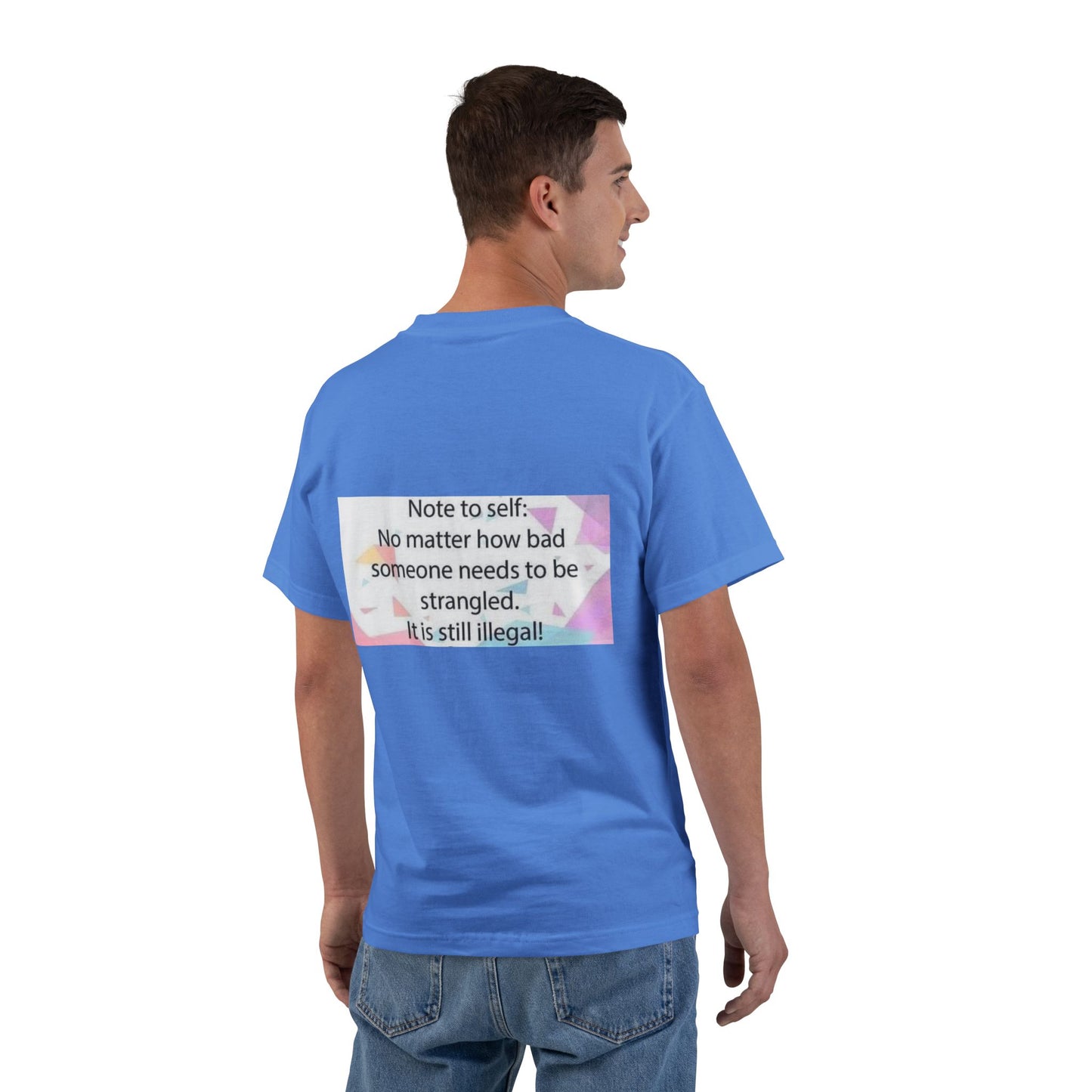 Note To Self Men's Short-Sleeve Crewneck Tee