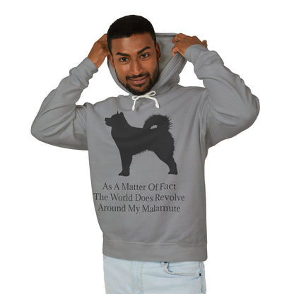 Matter Of Fact Malamute Unisex Lightweight Hoodie