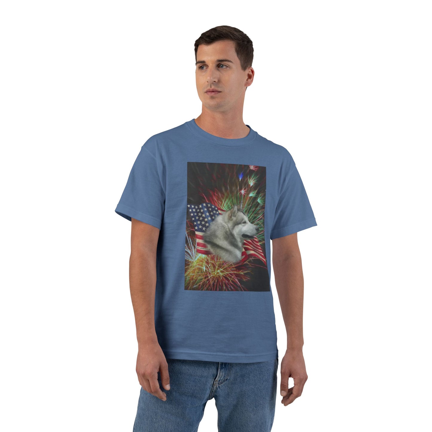 American Malamute Men's Short-Sleeve Crewneck Tee