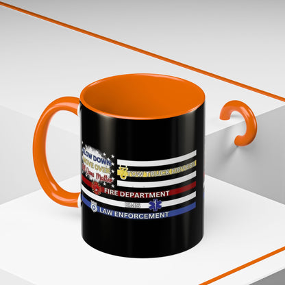 Slow Down Move Over Flag 2-Tone Coffee Mug