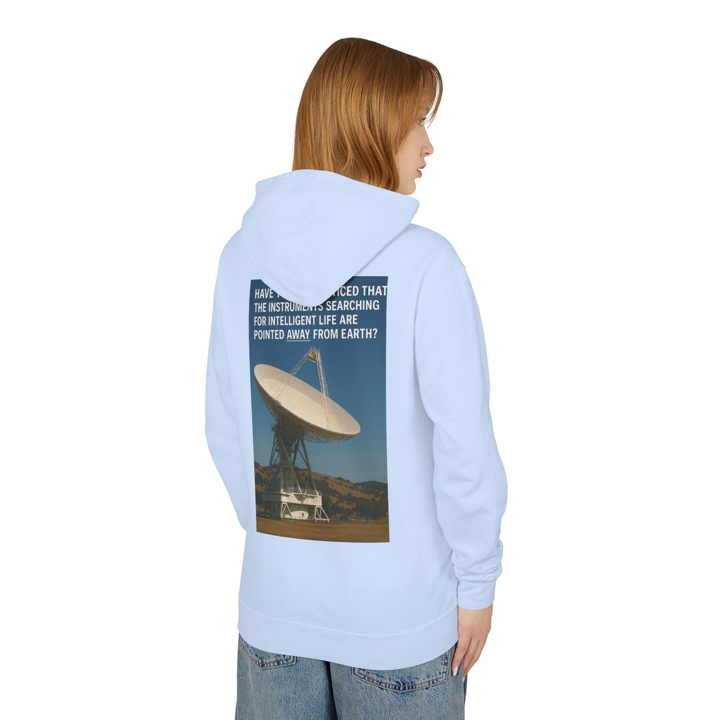 Intelligent Life Unisex Lightweight Hoodie