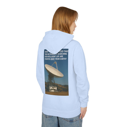 Intelligent Life Unisex Lightweight Hoodie