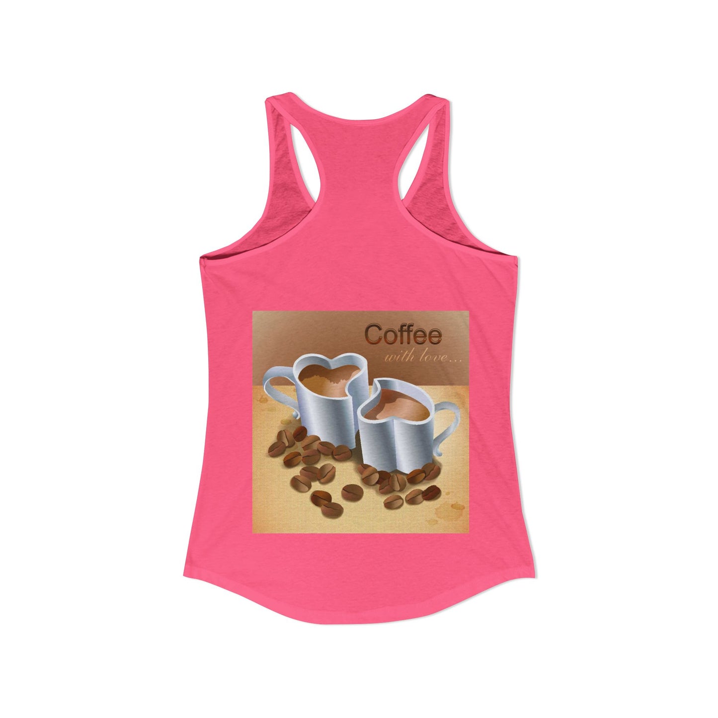 Coffee With Love Women's Racerback Tank