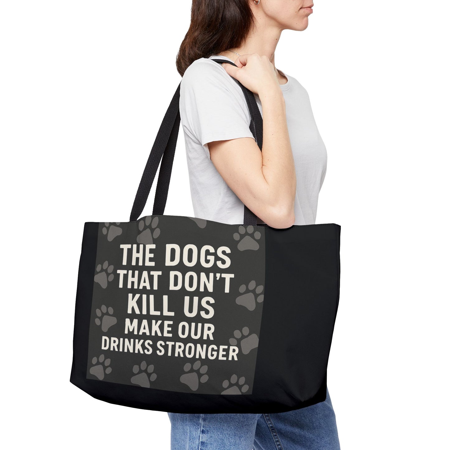 Drinks Stronger Weekender Tote Bag