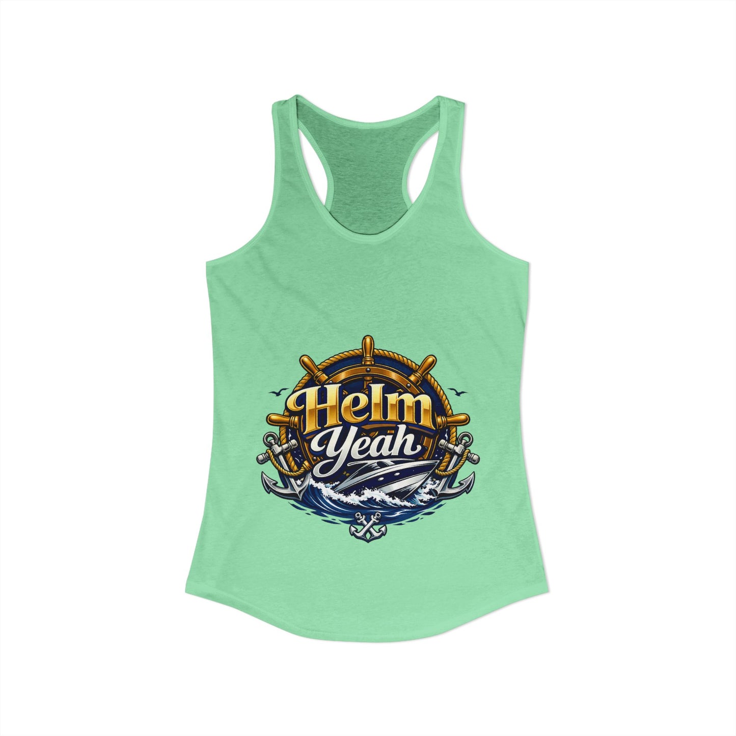 Helm Yeah Women's Racerback Tank