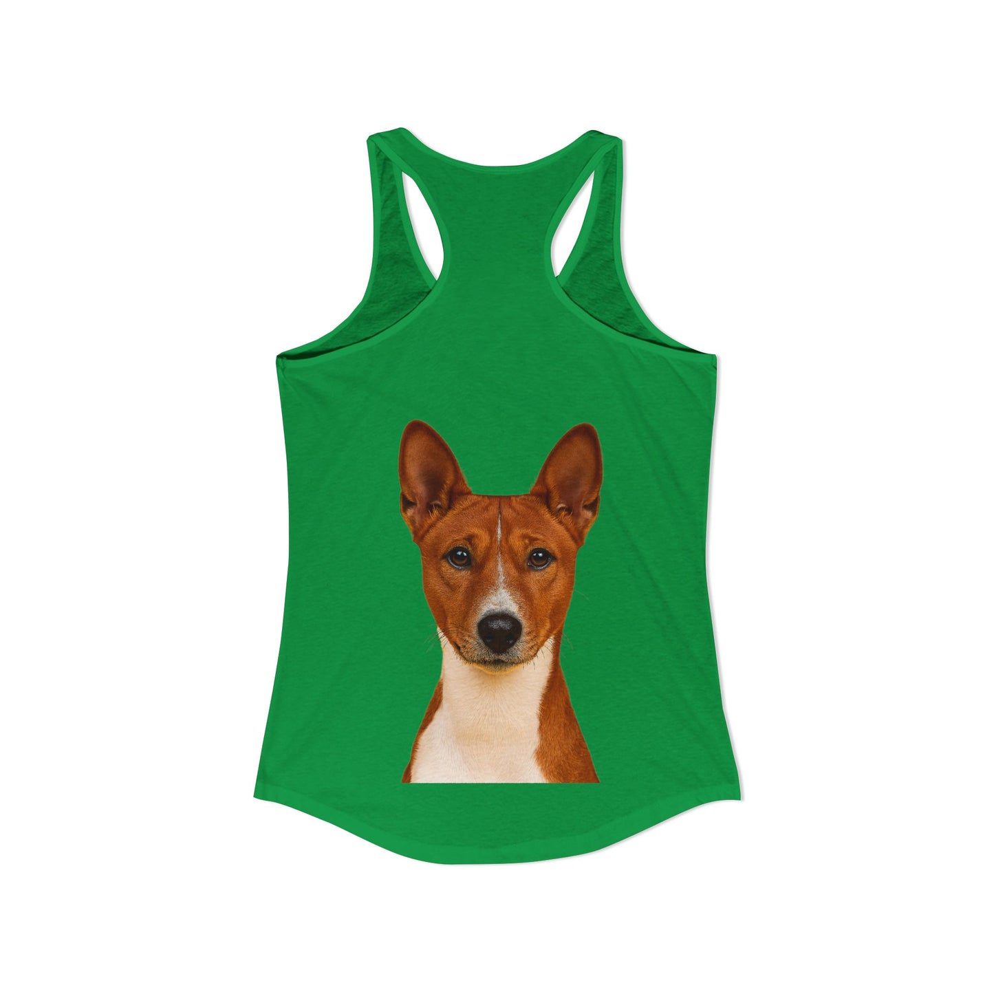 Basenji Head Women's Racerback Tank