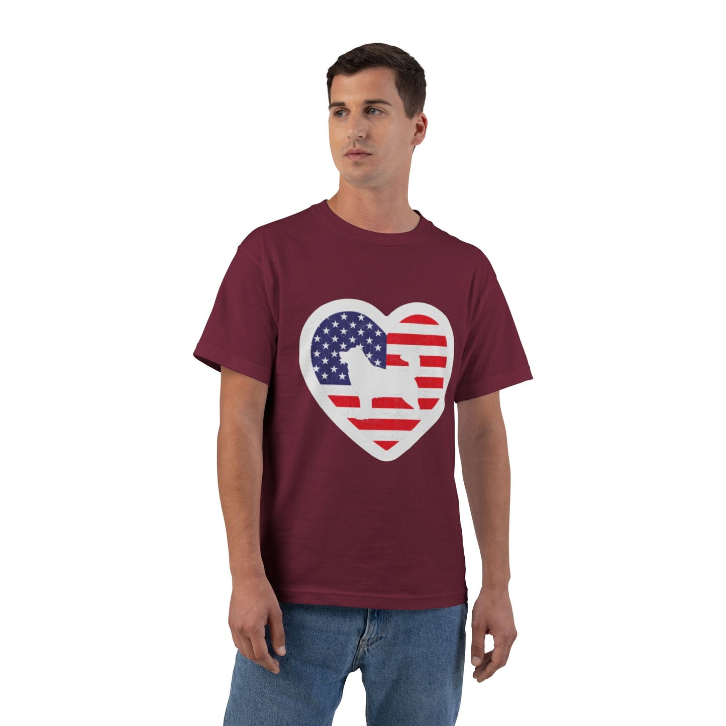 Malamute Flag Men's Short-Sleeve Crewneck Tee