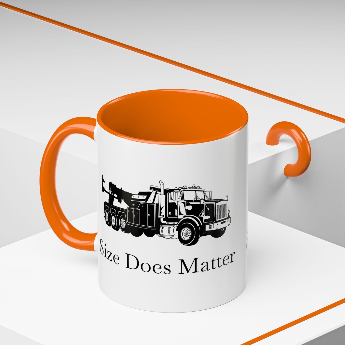 Size Does Matter 2-Tone Coffee Mug