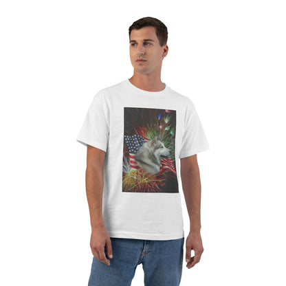 American Malamute Men's Short-Sleeve Crewneck Tee