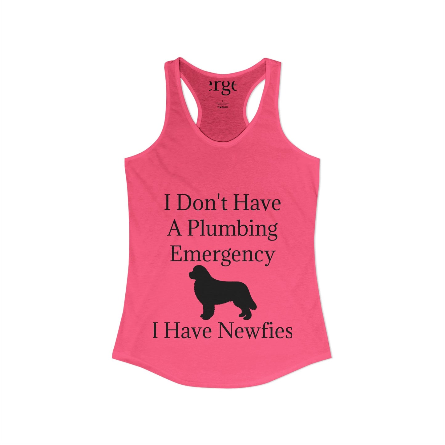 Plumbing Emergency Women's Racerback Tank