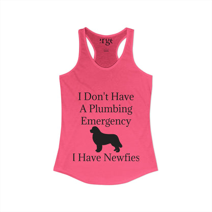 Plumbing Emergency Women's Racerback Tank