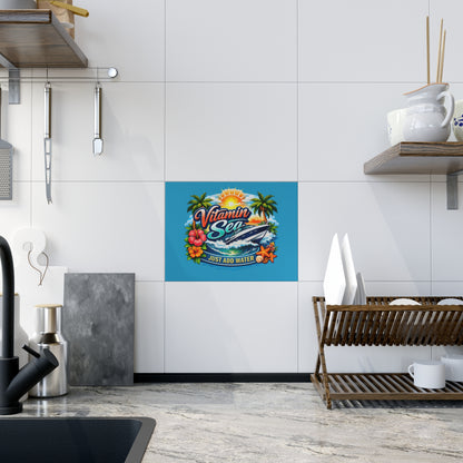 Vitamin Sea Ceramic Photo Tile