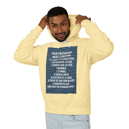 Password Unisex Lightweight Hoodie