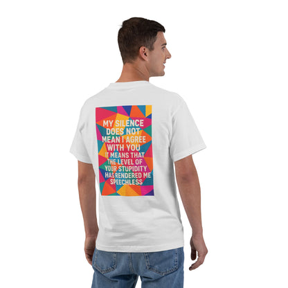 Speechless Men's Short-Sleeve Crewneck Tee
