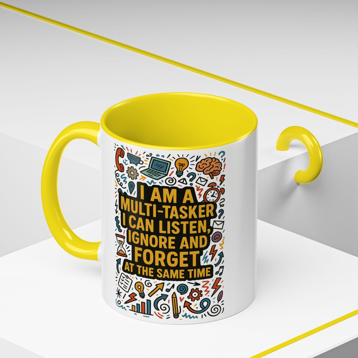 Multi-Tasker 2-Tone Coffee Mug