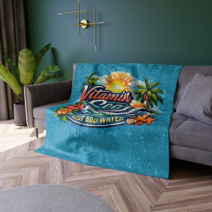 Vitamin Sea Crushed Velvet Blanket