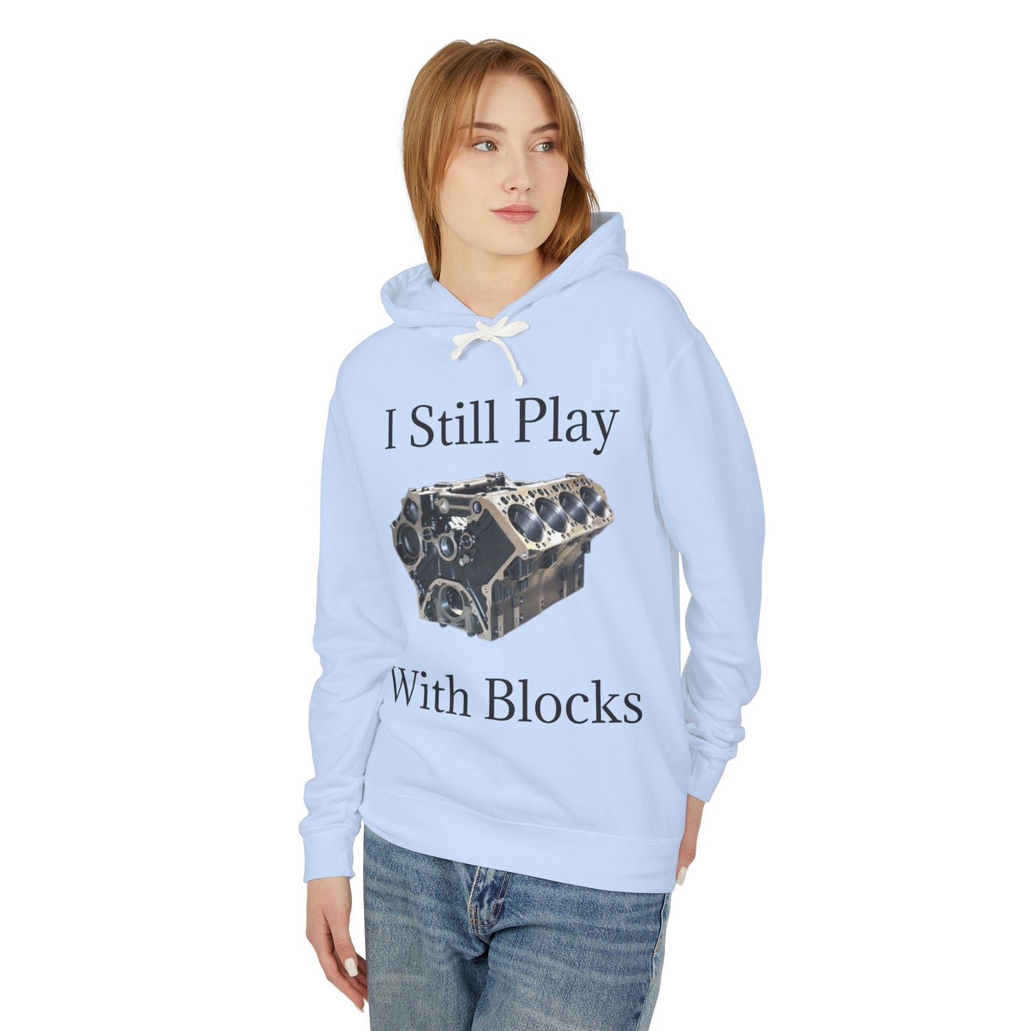 Play With Blocks Unisex Lightweight Hoodie