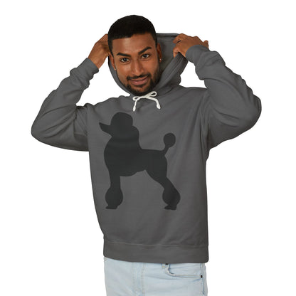 Poodle Silhouette Unisex Lightweight Hoodie