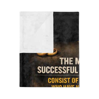 Successful Marriages Velveteen Microfiber Blanket
