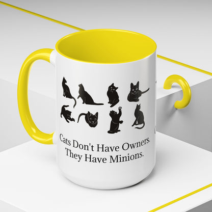 Cat Minions 2-Tone Coffee Mug