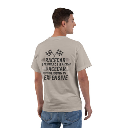 Racecar Backwards Men's Short-Sleeve Crewneck Tee
