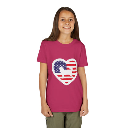Malamute Flag Youth Unisex Short Sleeve Crewneck Tee
