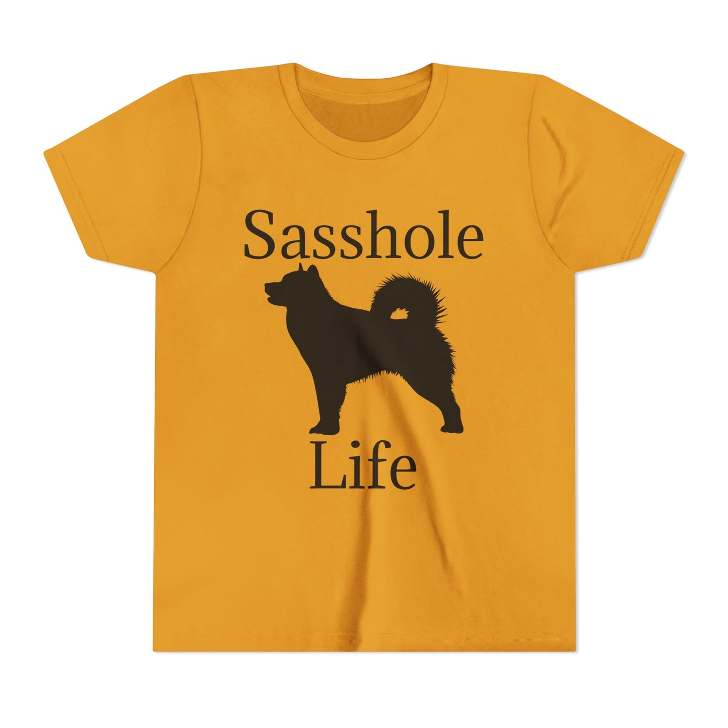 Sasshole Life Youth Unisex Short Sleeve Crewneck Tee
