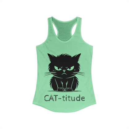 CAT-titude Women's Racerback Tank