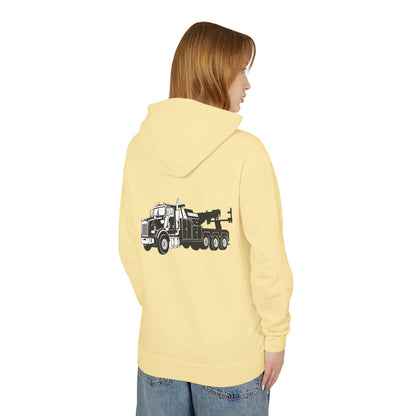 Heavy Tow Truck Unisex Lightweight Hoodie