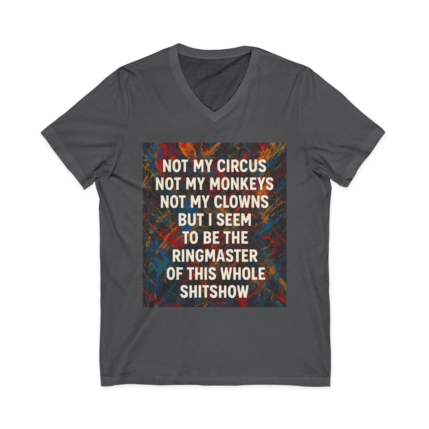 Ringmaster Unisex Short Sleeve V-Neck Tee