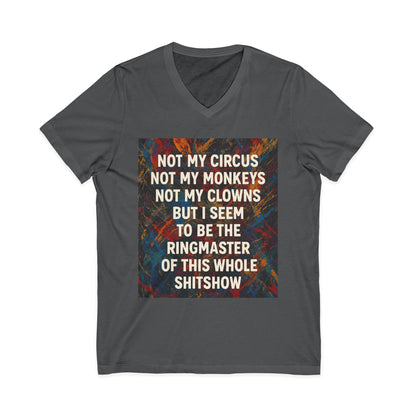 Ringmaster Unisex Short Sleeve V-Neck Tee