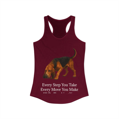 Tracking You Women's Racerback Tank