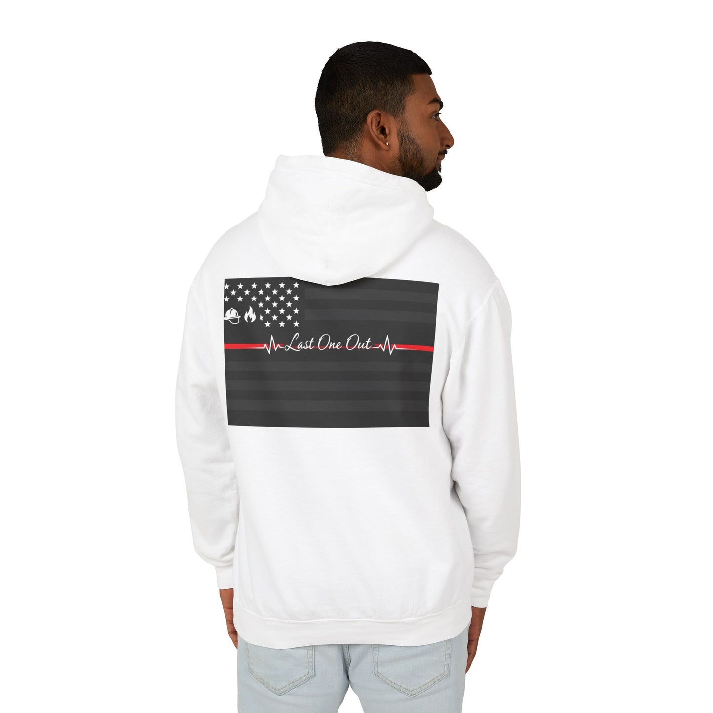 Thin Red Line Unisex Lightweight Hoodie