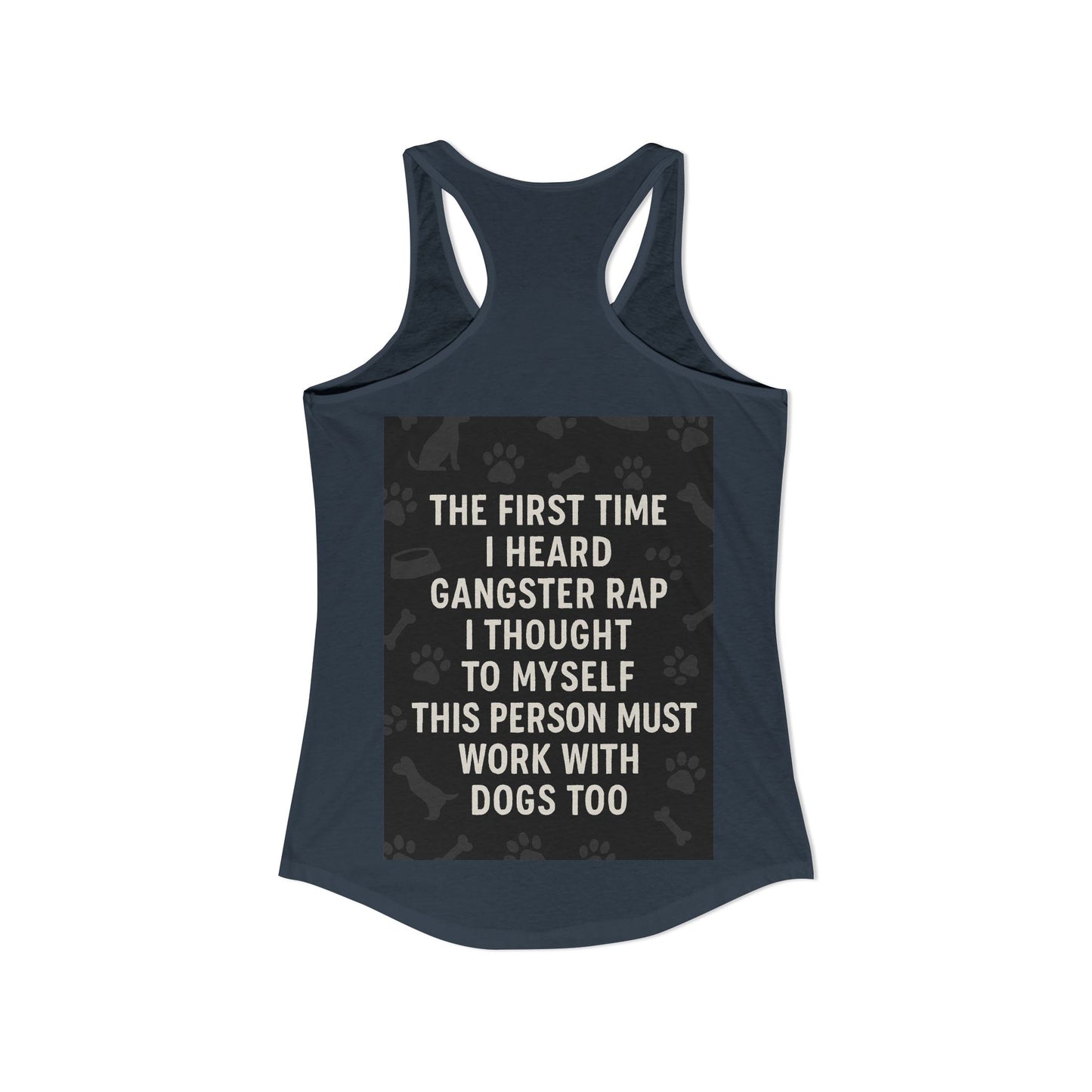 Gangster Rap Women's Racerback Tank