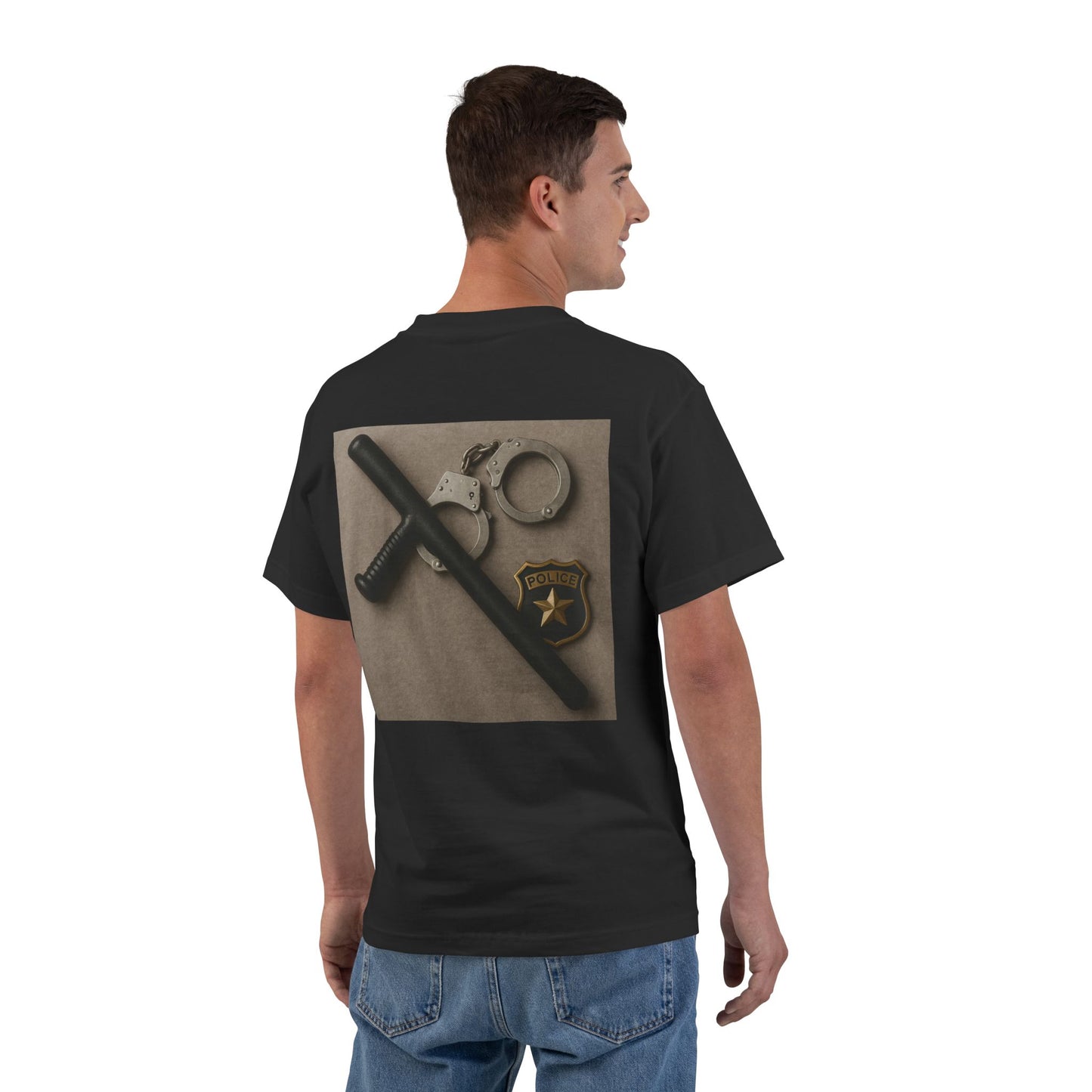Law Enforcement Appreciation Men's Short-Sleeve Crewneck Tee