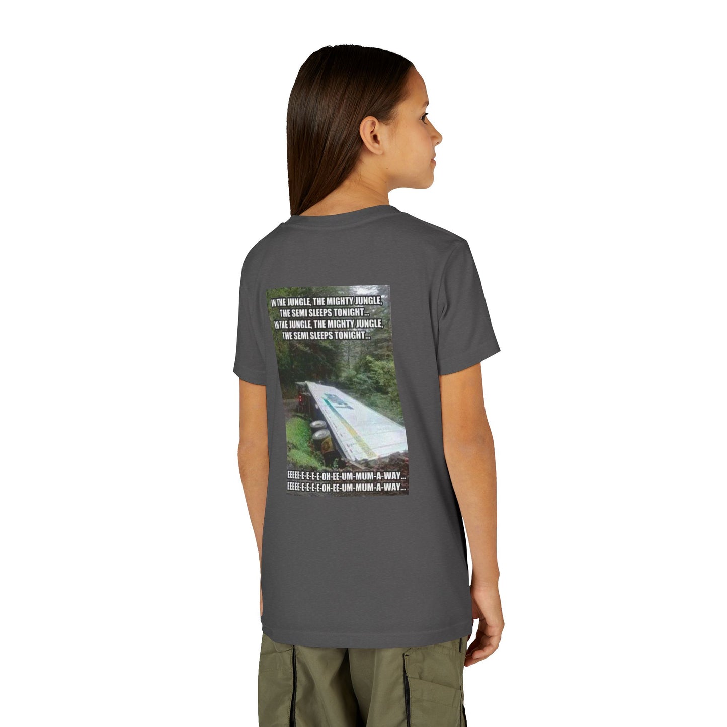 Semi Sleeps Youth Unisex Short Sleeve Crewneck Tee