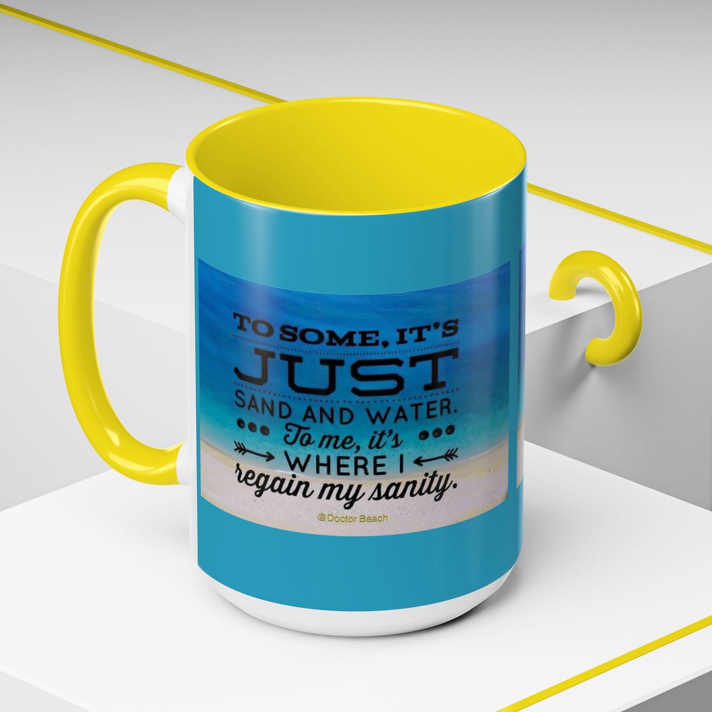 Dr. Beach 2-Tone Coffee Mug