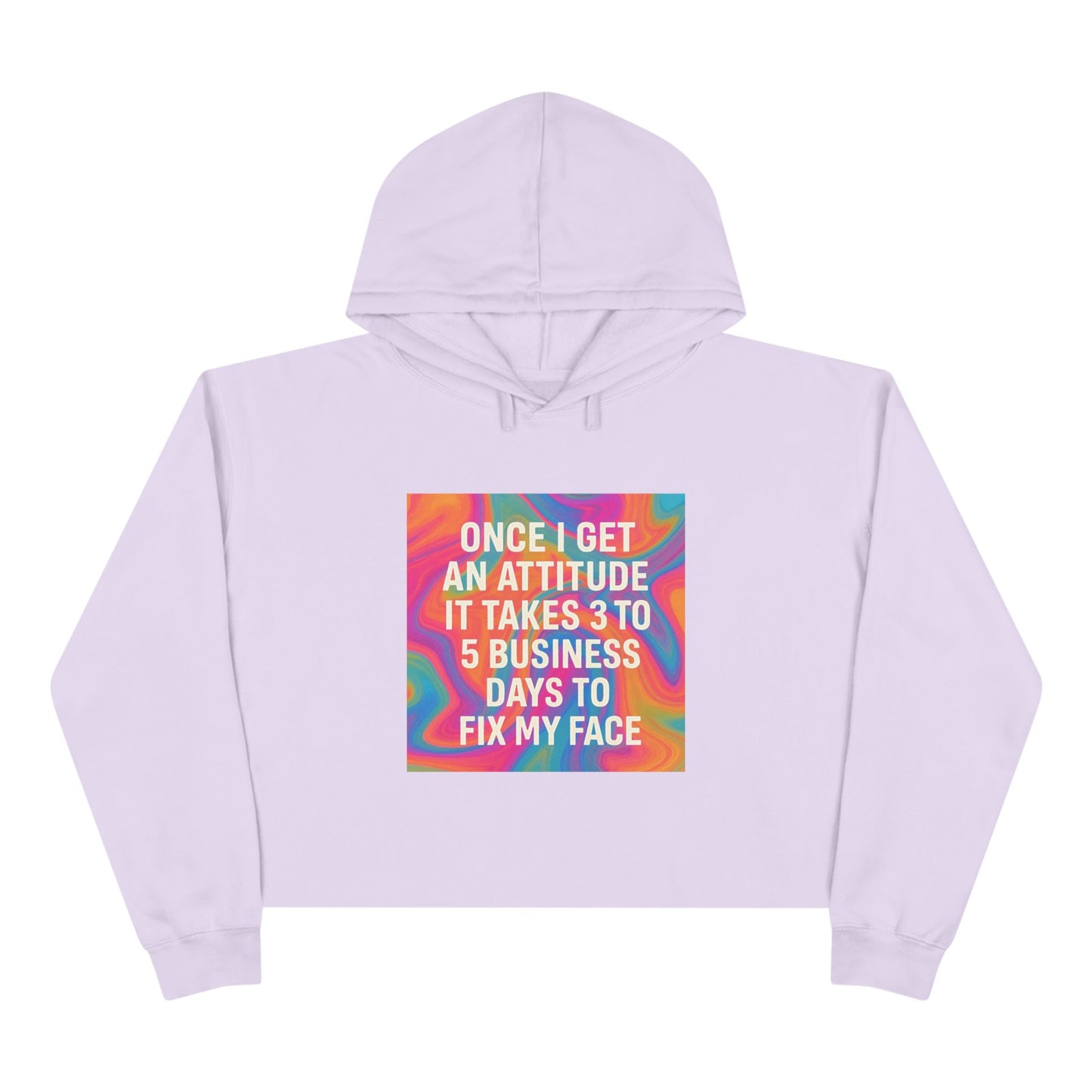Fix My Face Women's Crop Hoodie