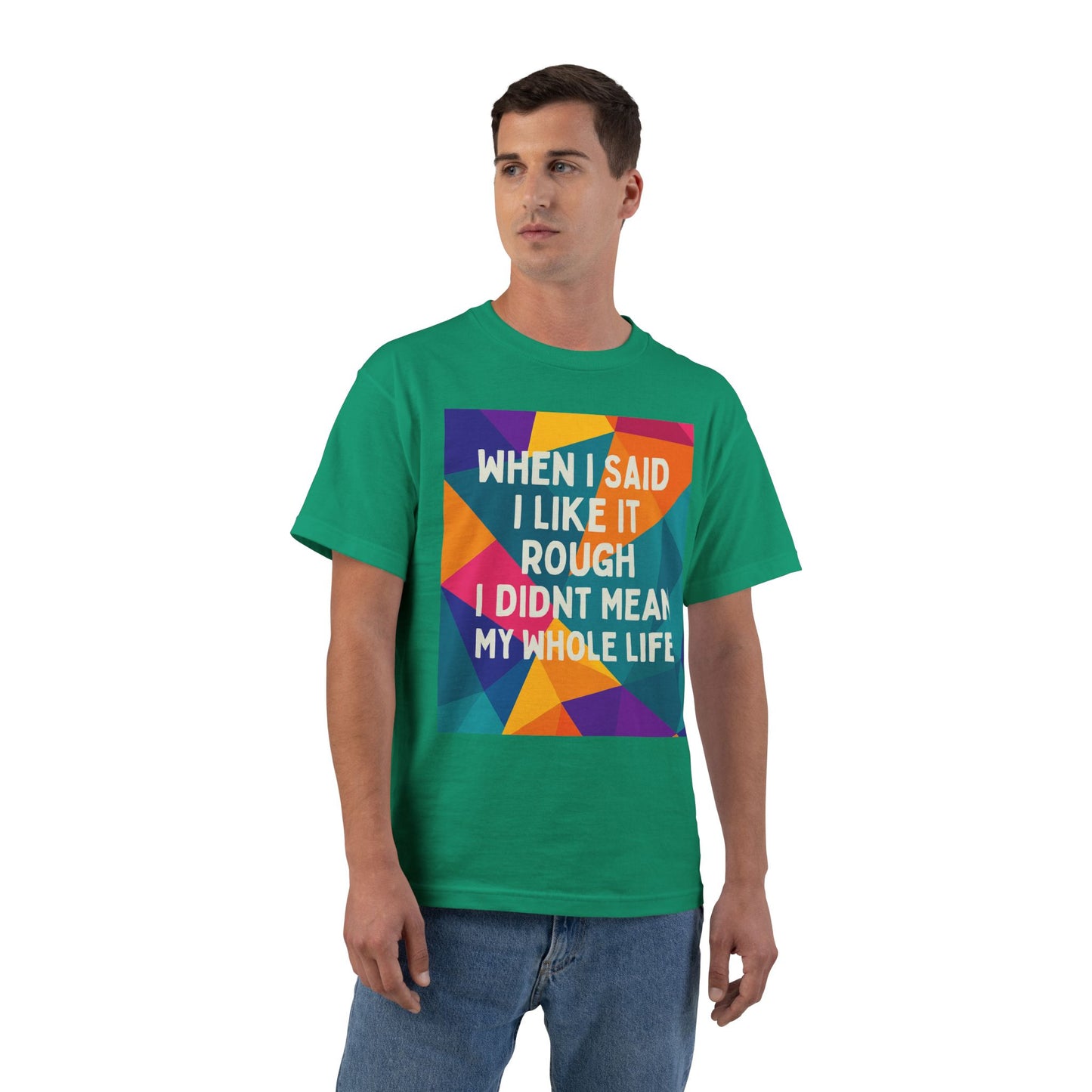 Like It Rough Men's Short-Sleeve Crewneck Tee