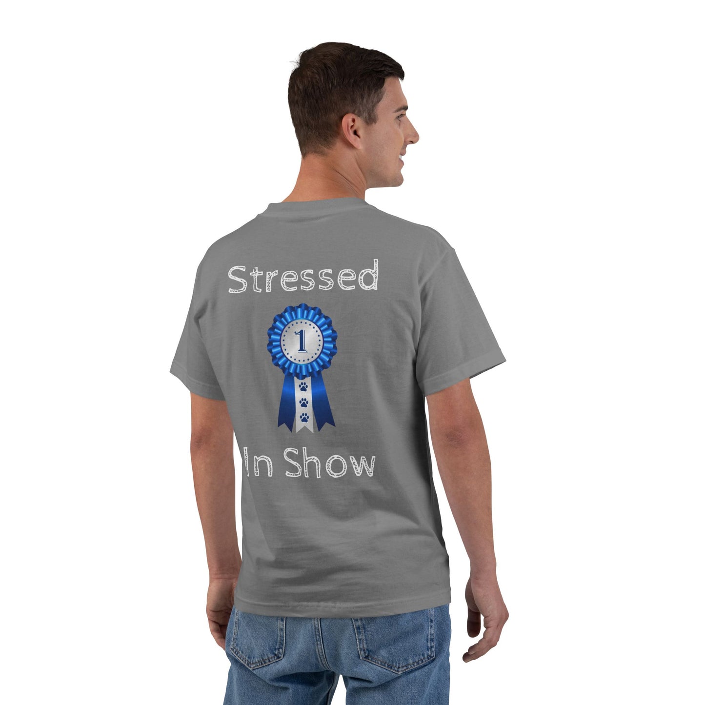 Stressed In Show Men's Short-Sleeve Crewneck Tee