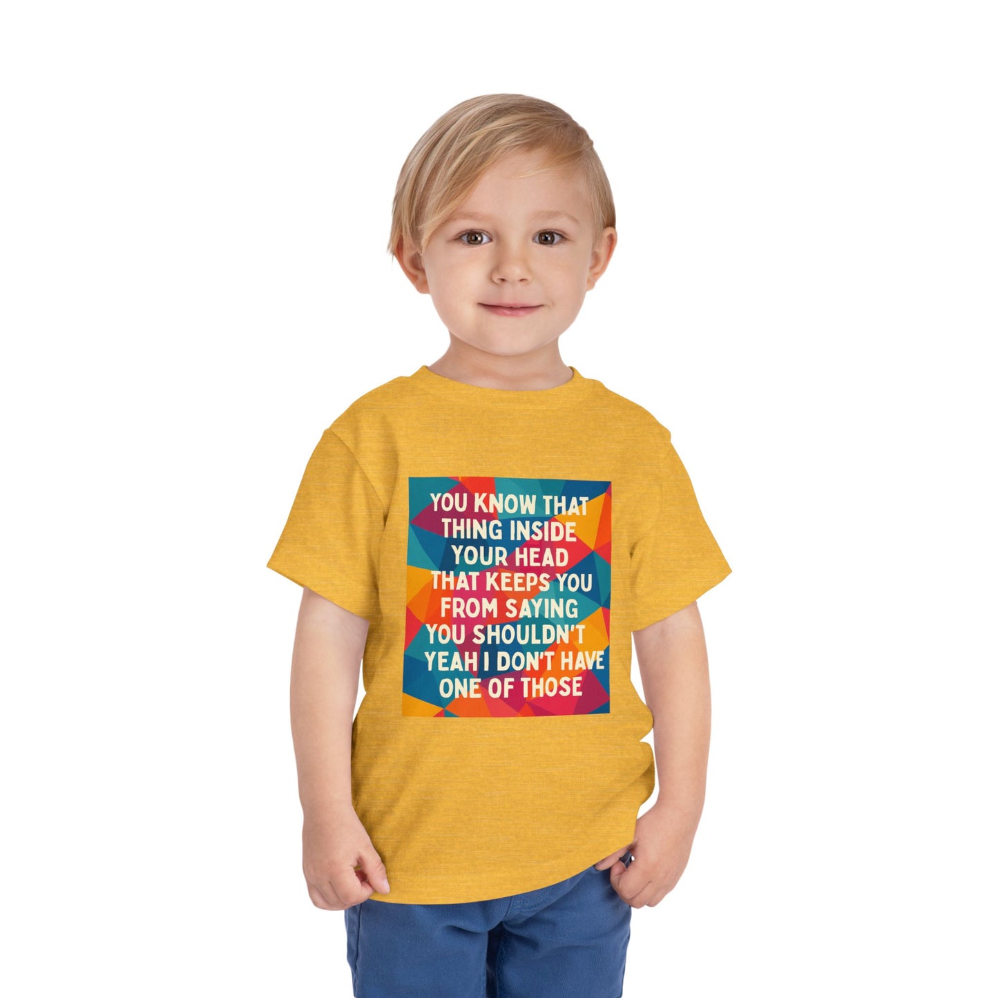 No Filter Toddler Unisex Short Sleeve Crewneck Tee