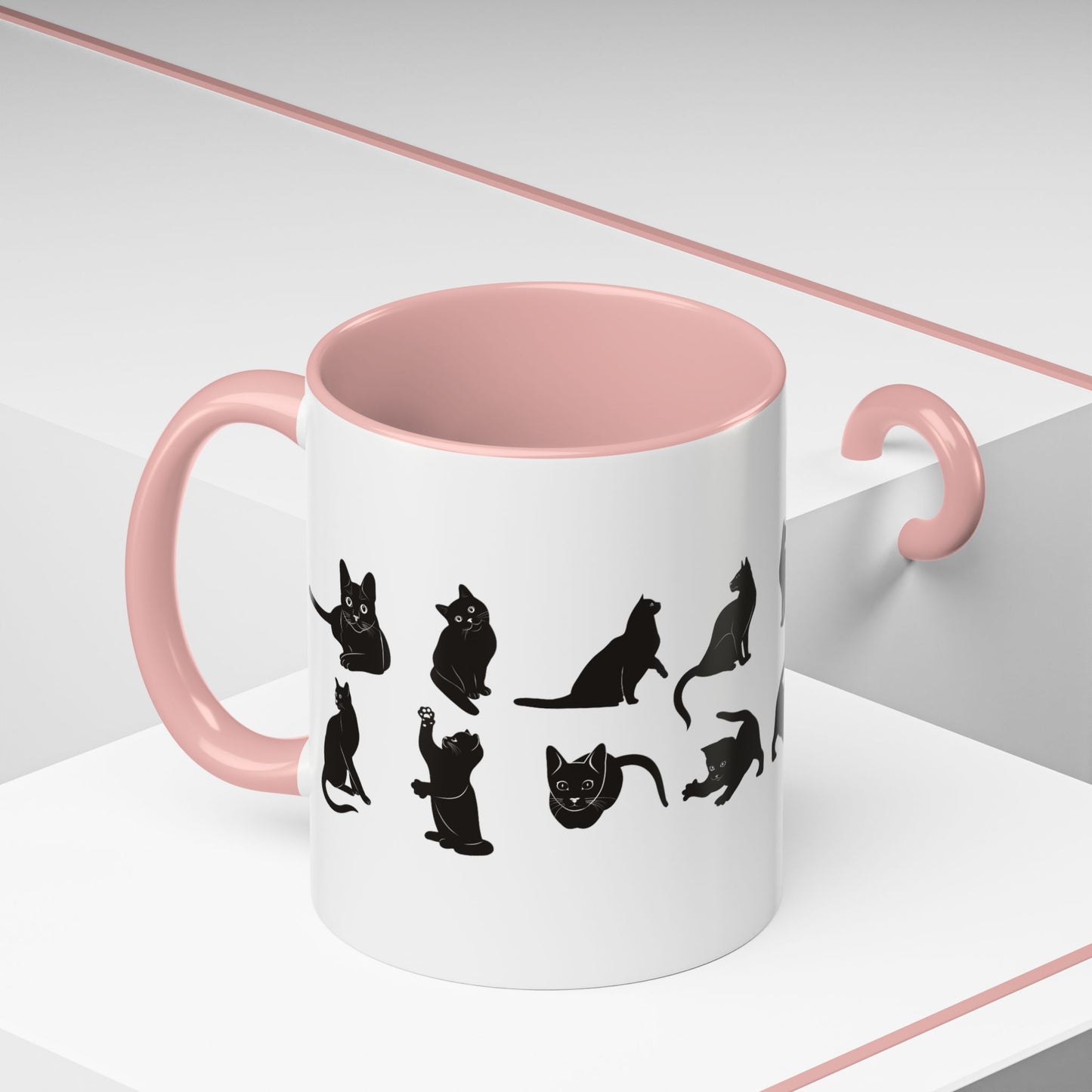 Cats 2-Tone Coffee Mug