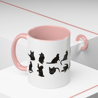Cats 2-Tone Coffee Mug